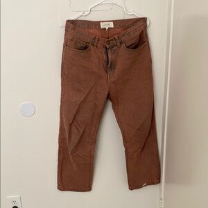 Brown Denim Jeans